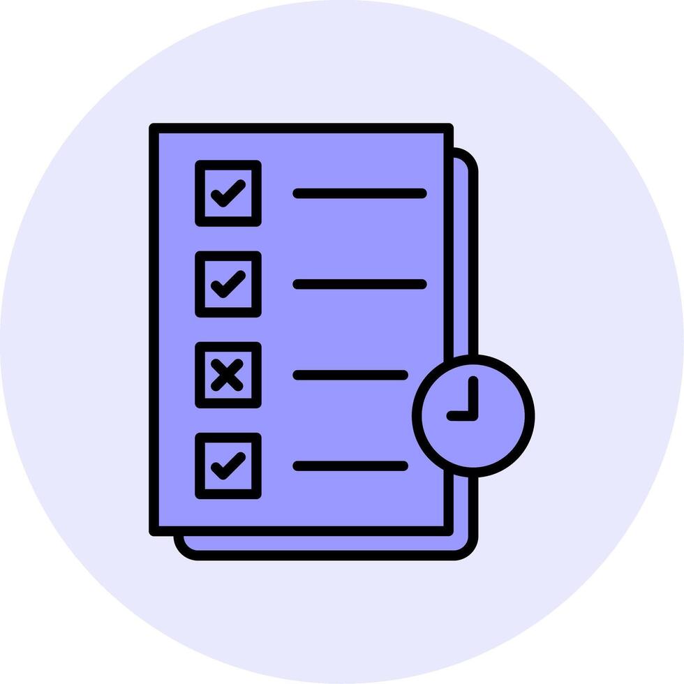 Planner Vecto Icon vector