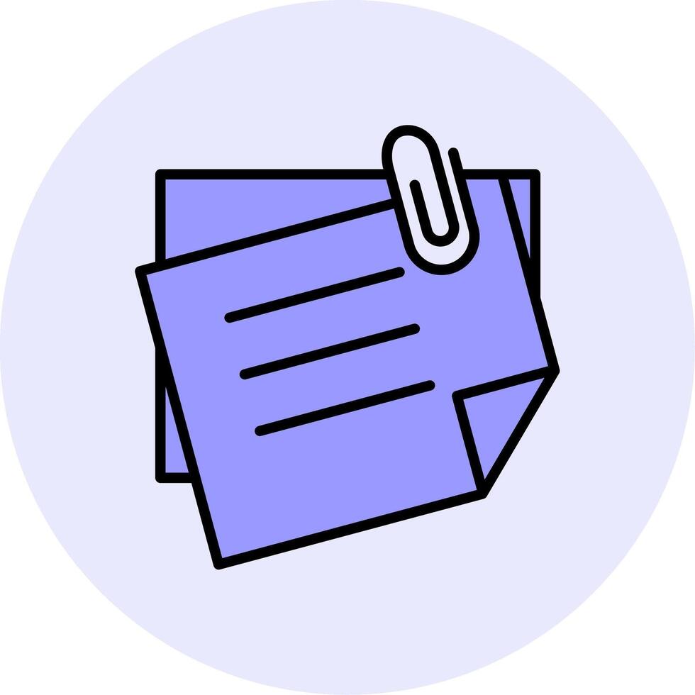 Sticky Notes Vecto Icon vector