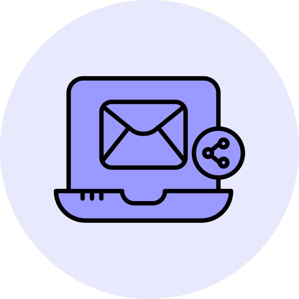 Email Share Vecto Icon vector