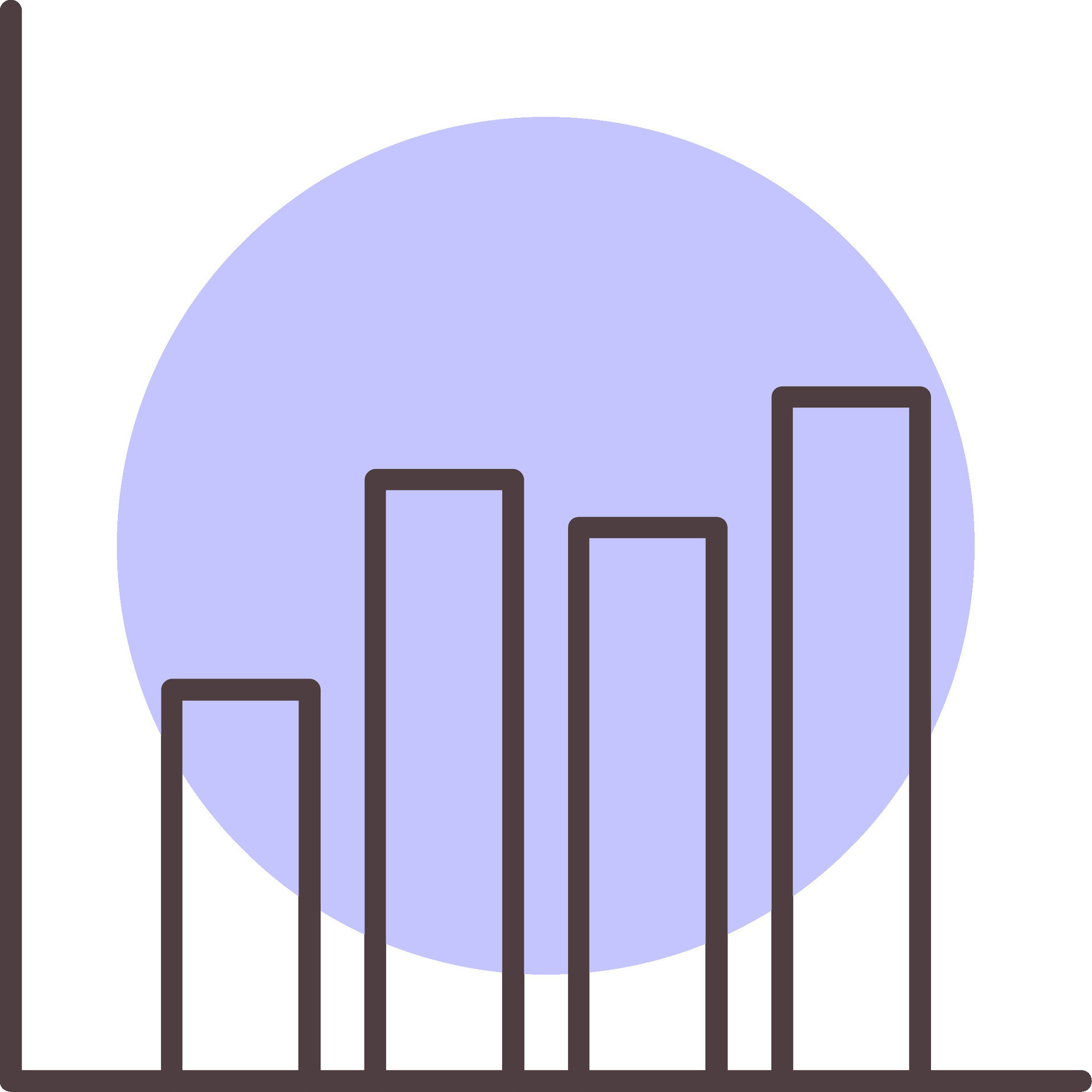 Bar Chart Line Shape Colors Icon 38172529 Vector Art at Vecteezy