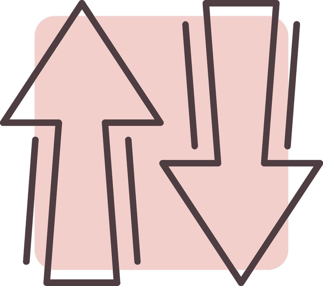 Sign Line  Shape Colors Icon vector