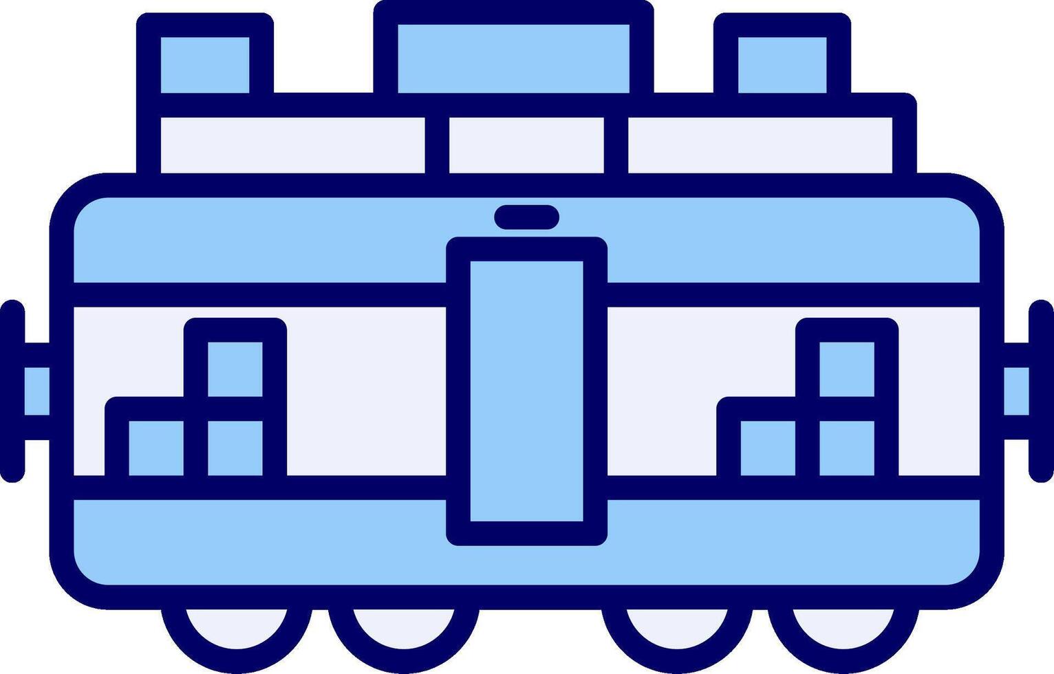 tren carga vecto icono vector