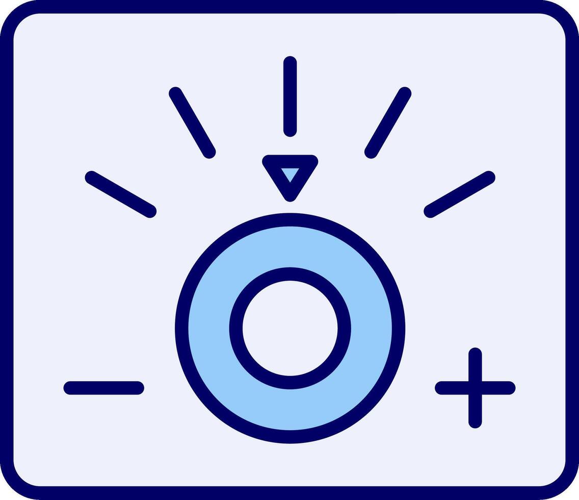 Dimmer Vecto Icon vector