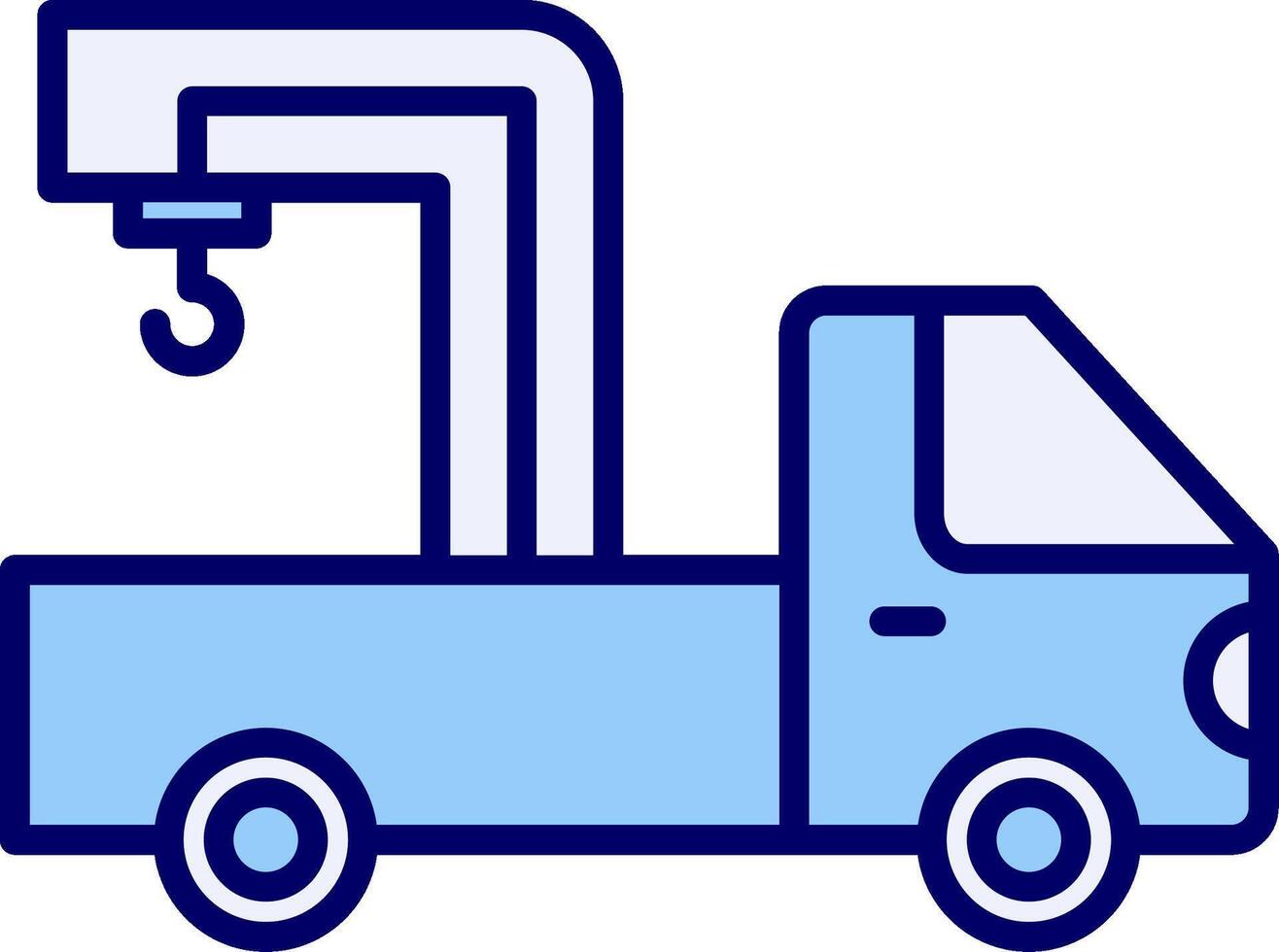 Crane Truck Vecto Icon vector