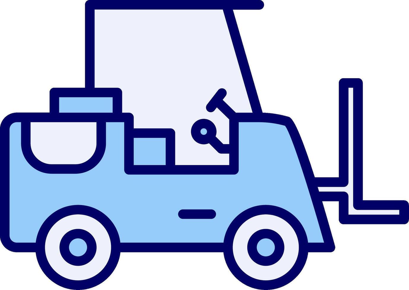 Forklift Vecto Icon vector