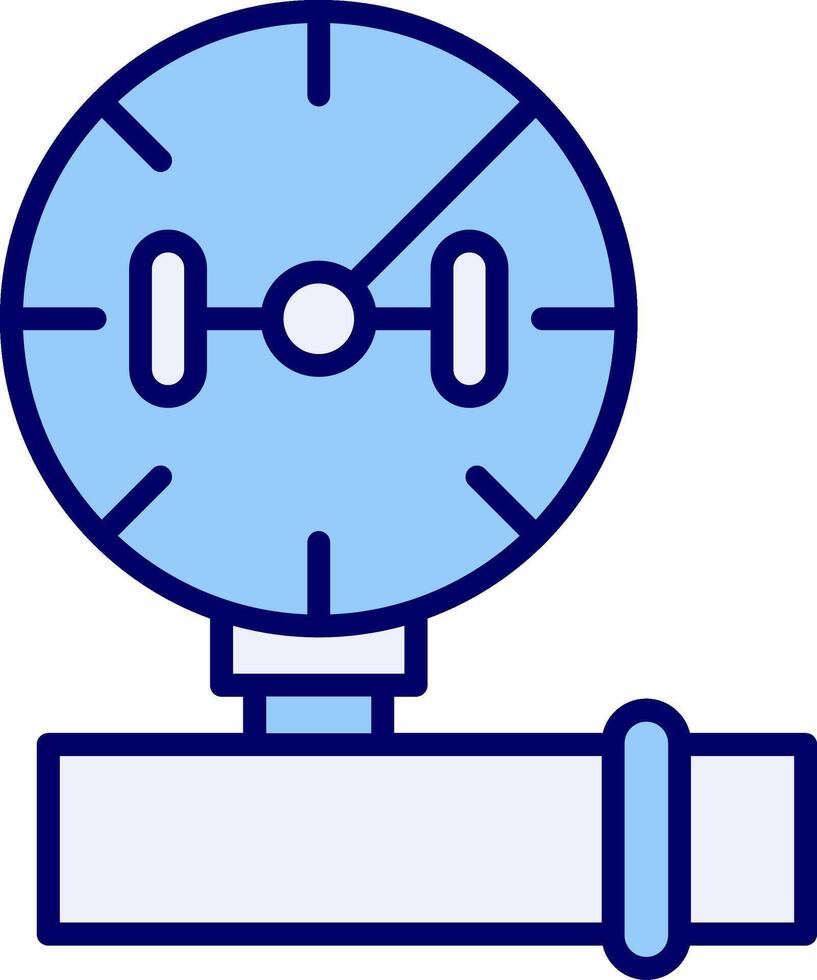 Pressure Gauge Vecto Icon vector