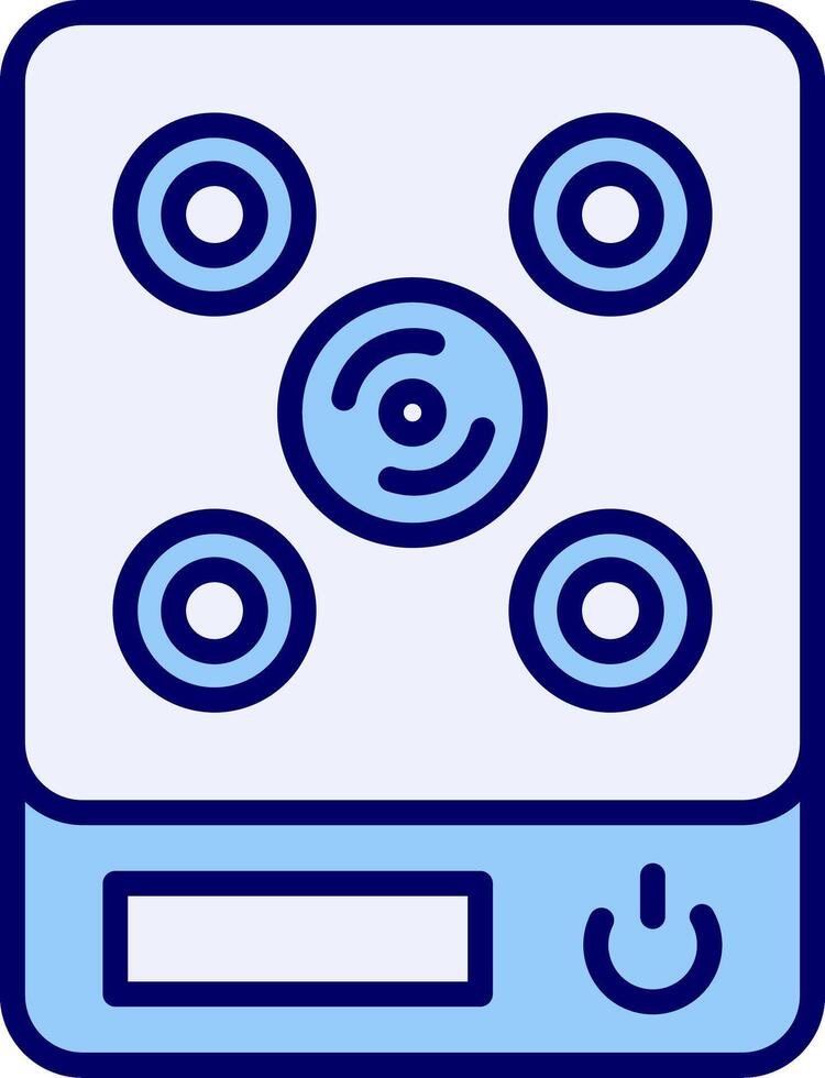 Induction Stove Vecto Icon vector