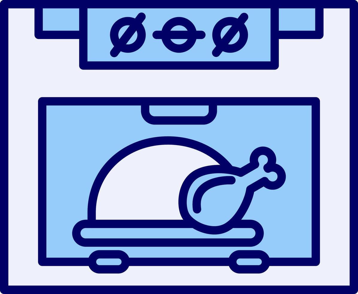 horno vecto icono vector