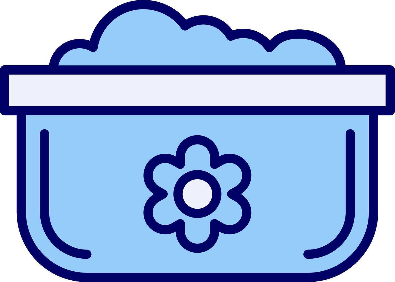 Dishwashing Pot Vecto Icon vector