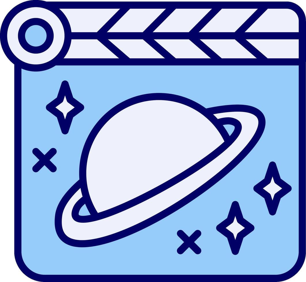 espacio película vecto icono vector