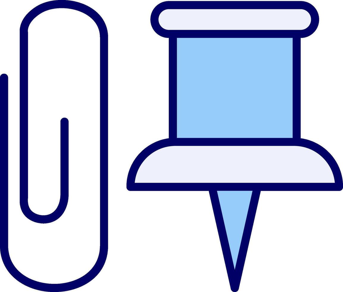 Paper Clip Vecto Icon vector