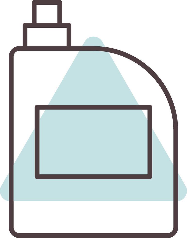 Bleach Line  Shape Colors Icon vector