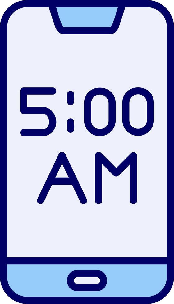 Smartphone Alarm Vecto Icon vector