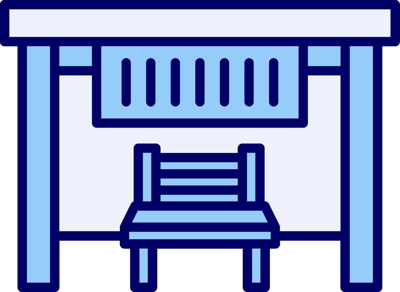 Bus Stop Vecto Icon vector