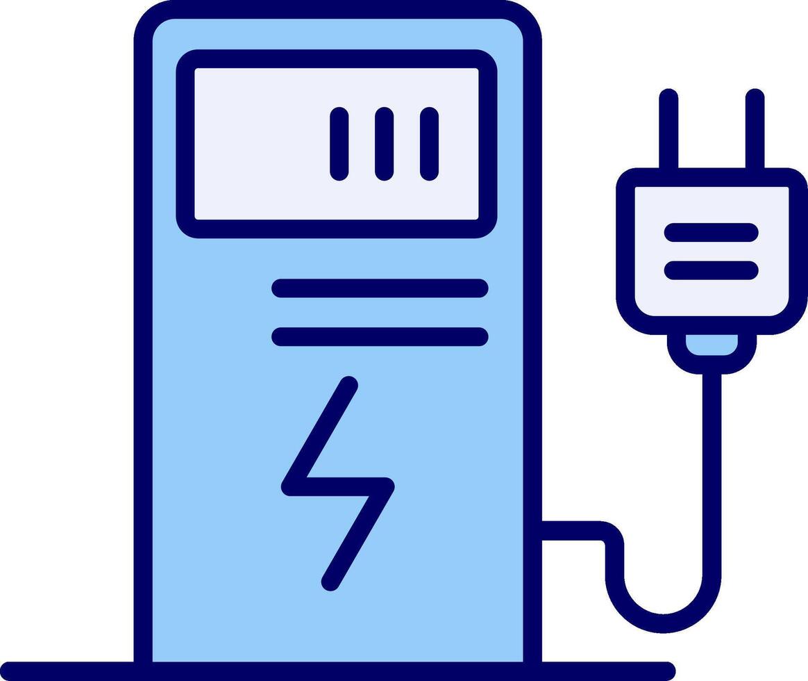 Electric Charge Vecto Icon vector