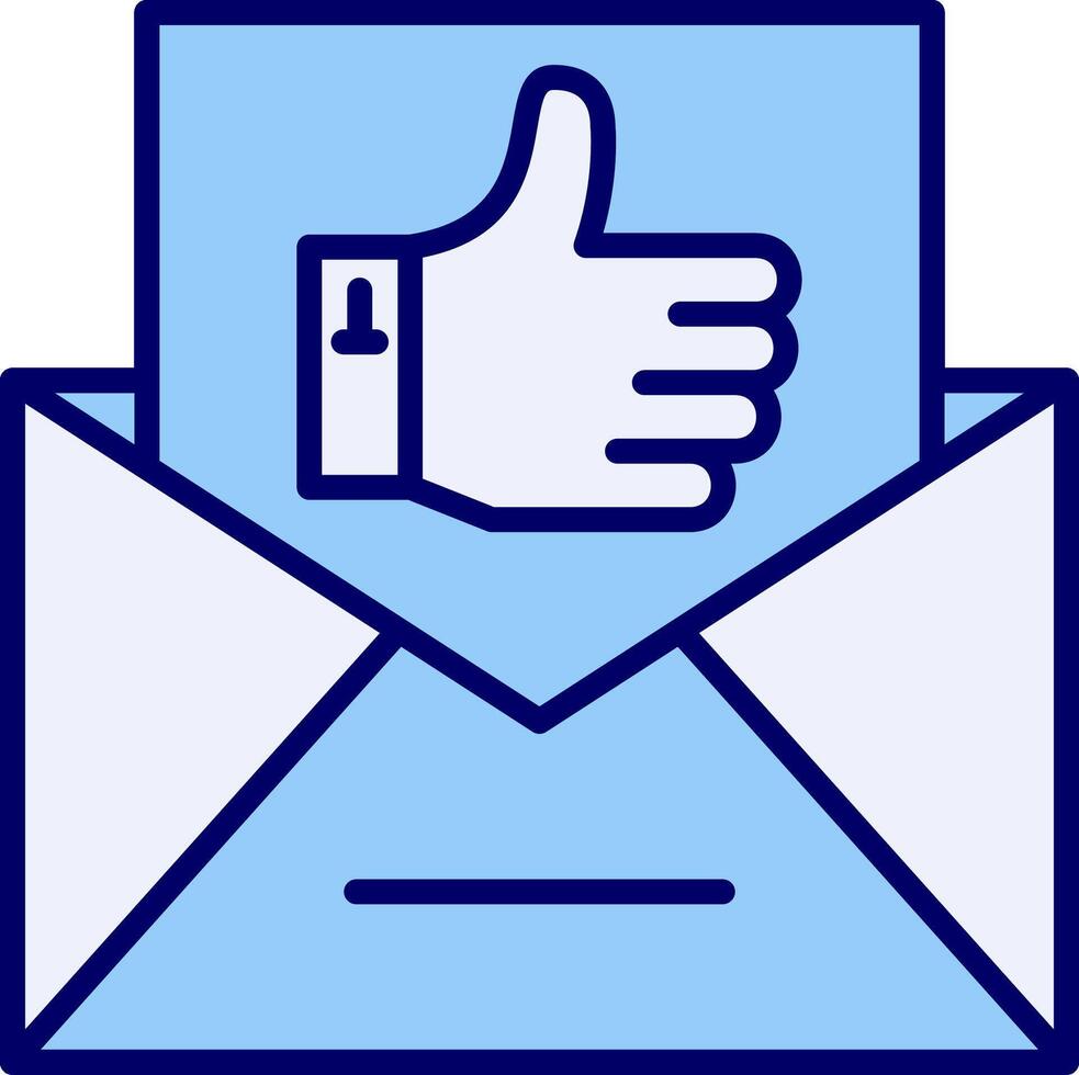 Email Like Vecto Icon vector