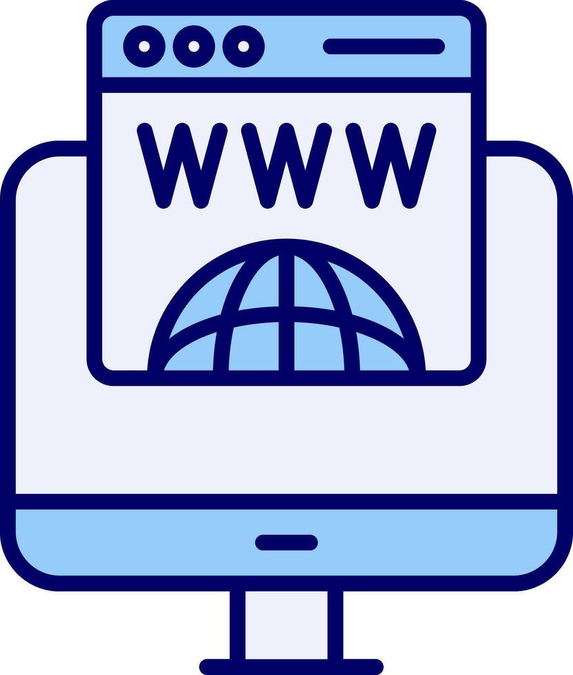 Domain Registration Vecto Icon vector