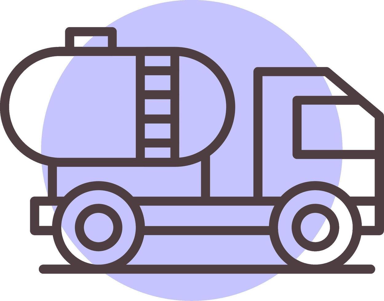 Tanker Line  Shape Colors Icon vector