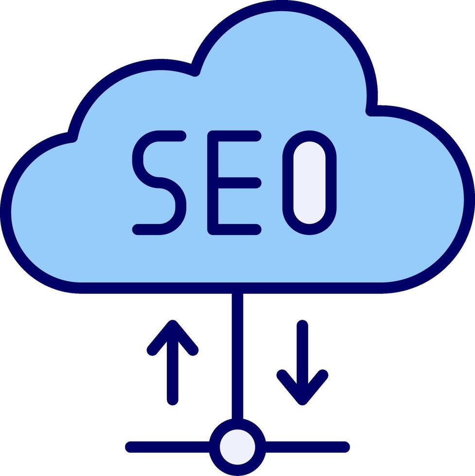 Cloud Server Vecto Icon vector