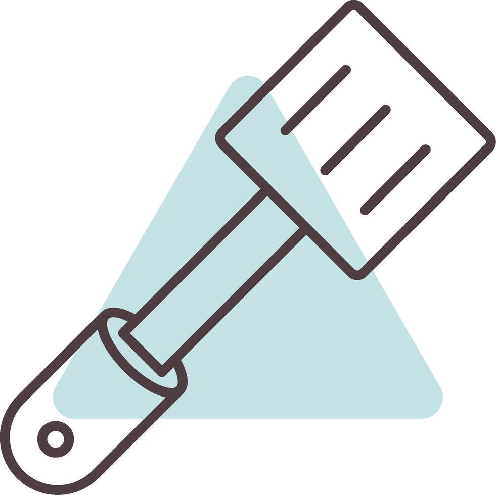 Turner Line  Shape Colors Icon vector