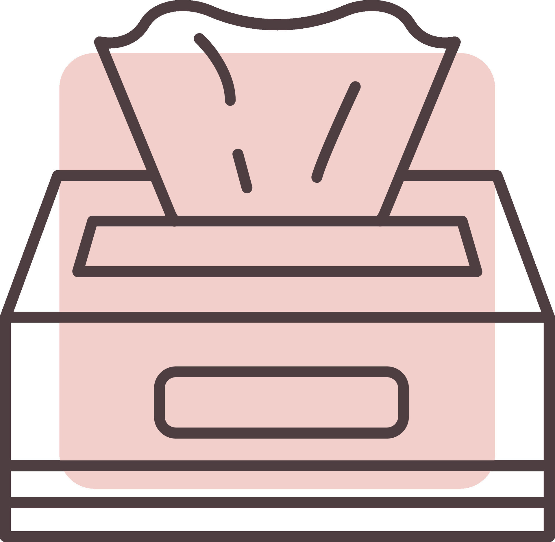 Tissue Box Line Shape Colors Icon 38175627 Vector Art at Vecteezy