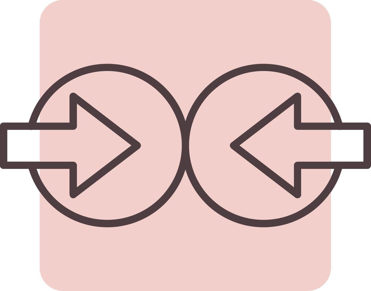 Collision Line  Shape Colors Icon vector