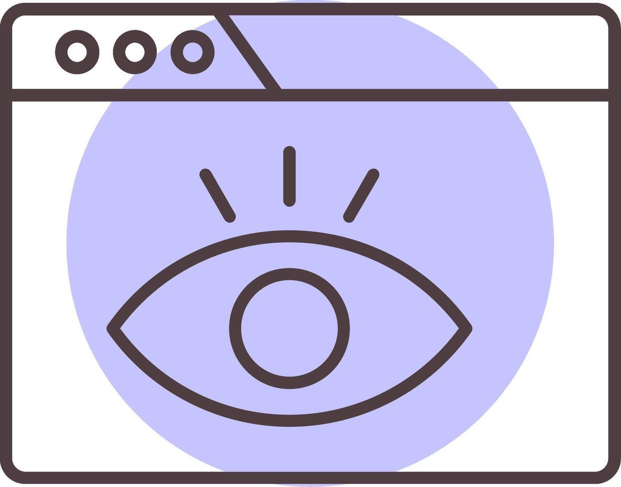 Visualization Line  Shape Colors Icon vector