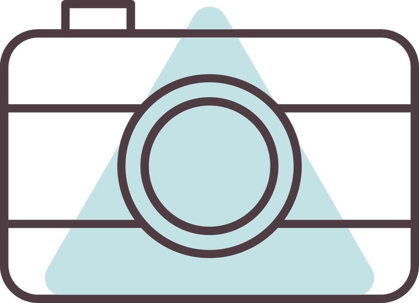 Old Came Line  Shape Colors Icon vector