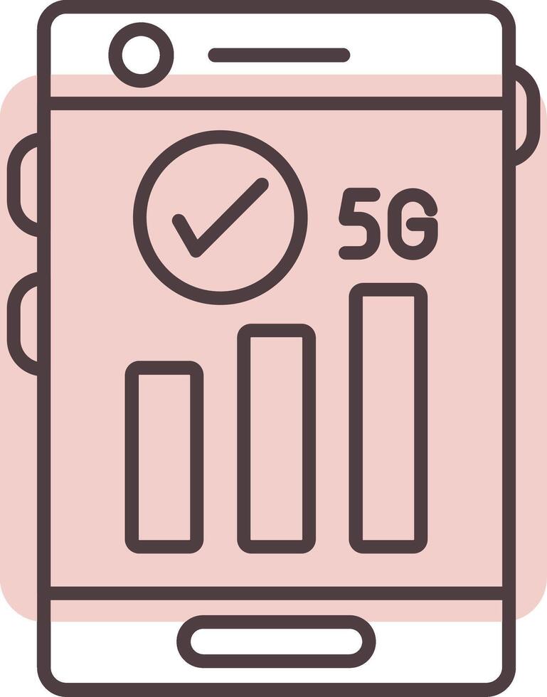 Good Signal Line  Shape Colors Icon vector