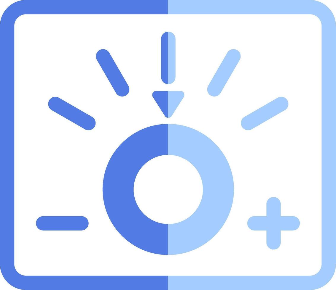 Dimmer Vecto Icon vector