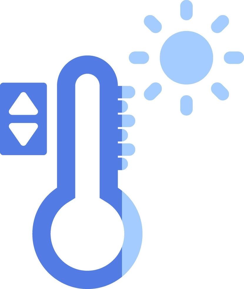 temperatura controlar vecto icono vector