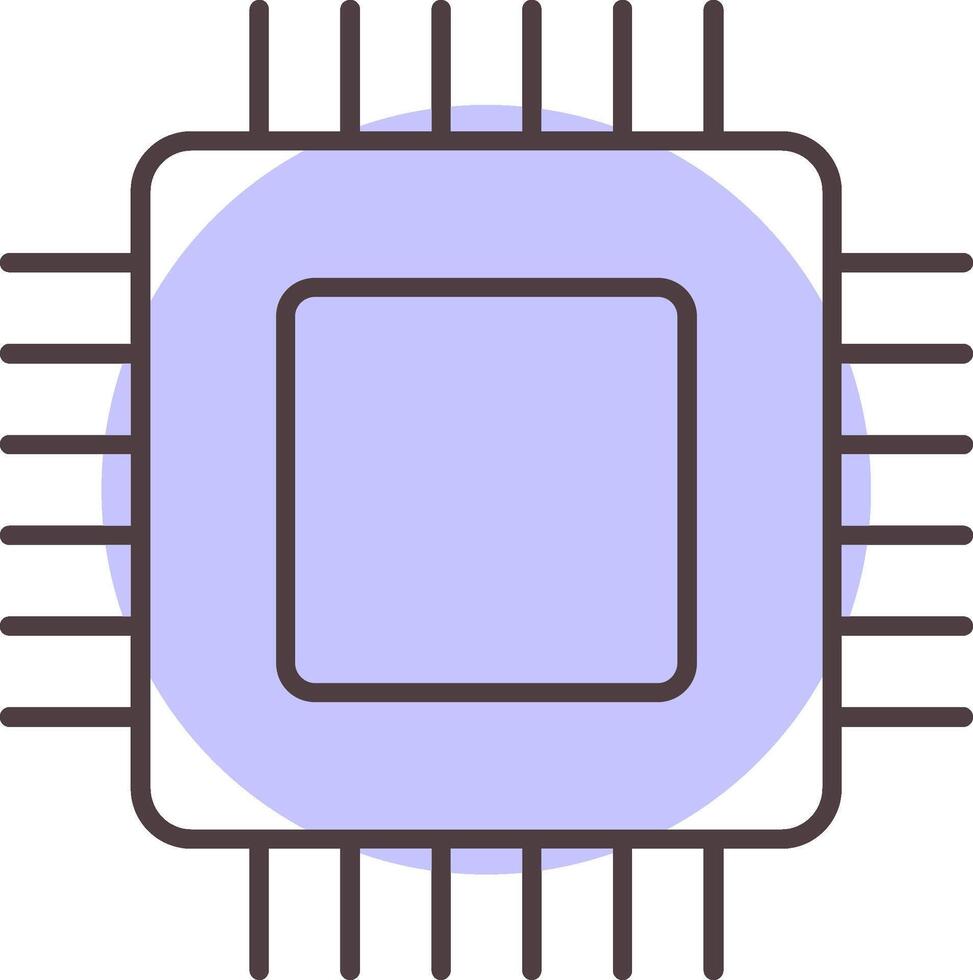 circuito tablero línea forma colores icono vector