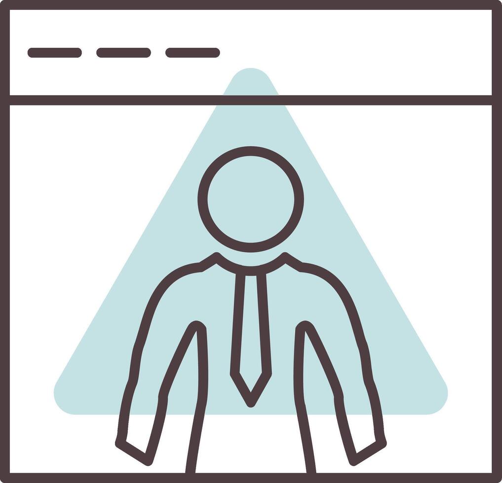 Web Line  Shape Colors Icon vector