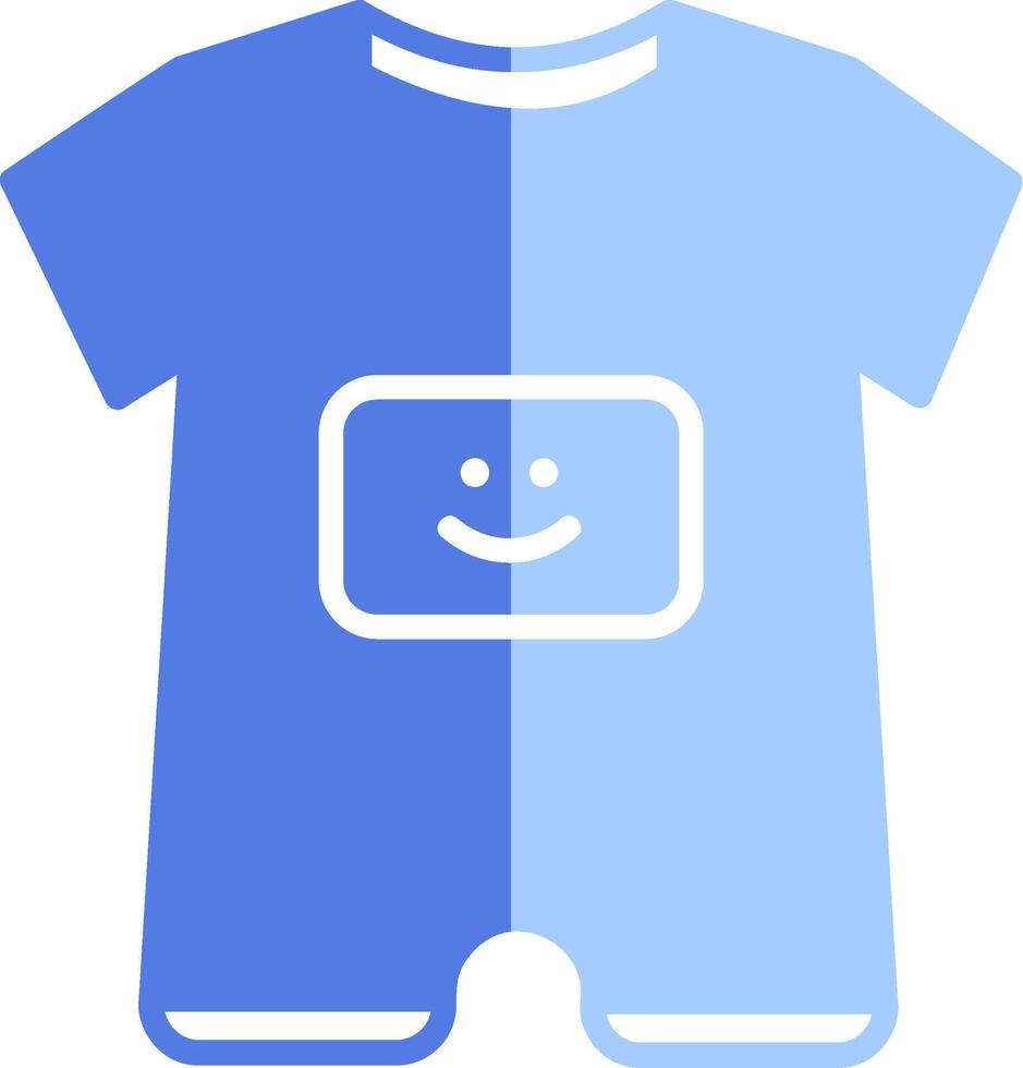 Baby Boy Outfit Vecto Icon vector