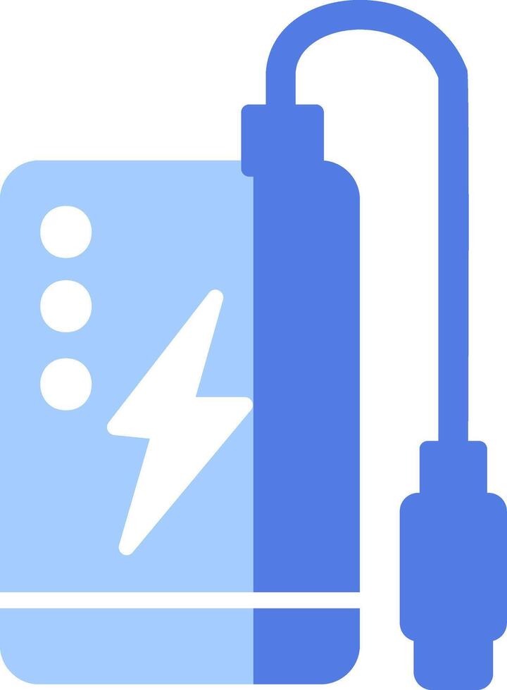 Power Bank Vecto Icon vector