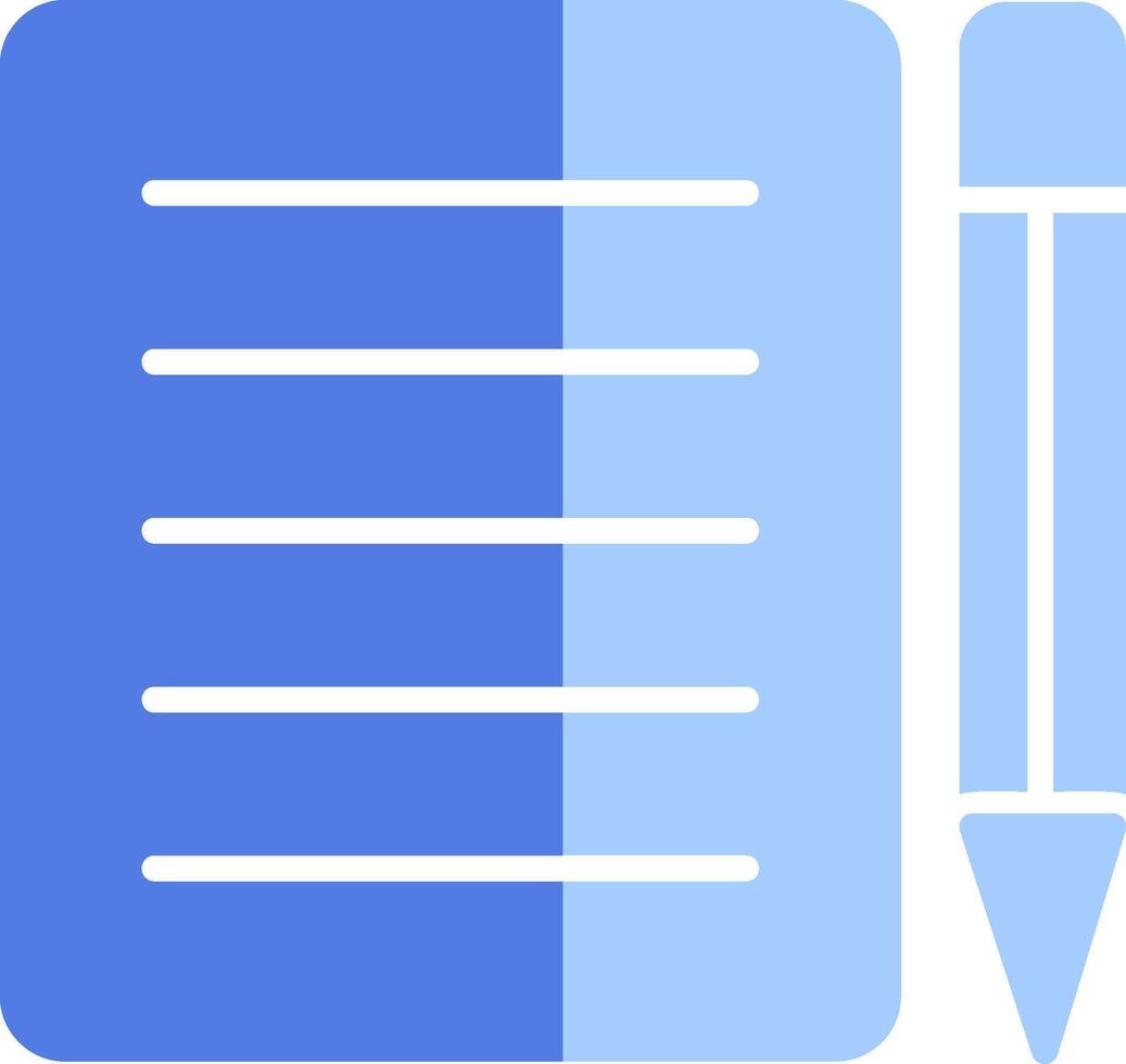 Note Pad Vecto Icon vector