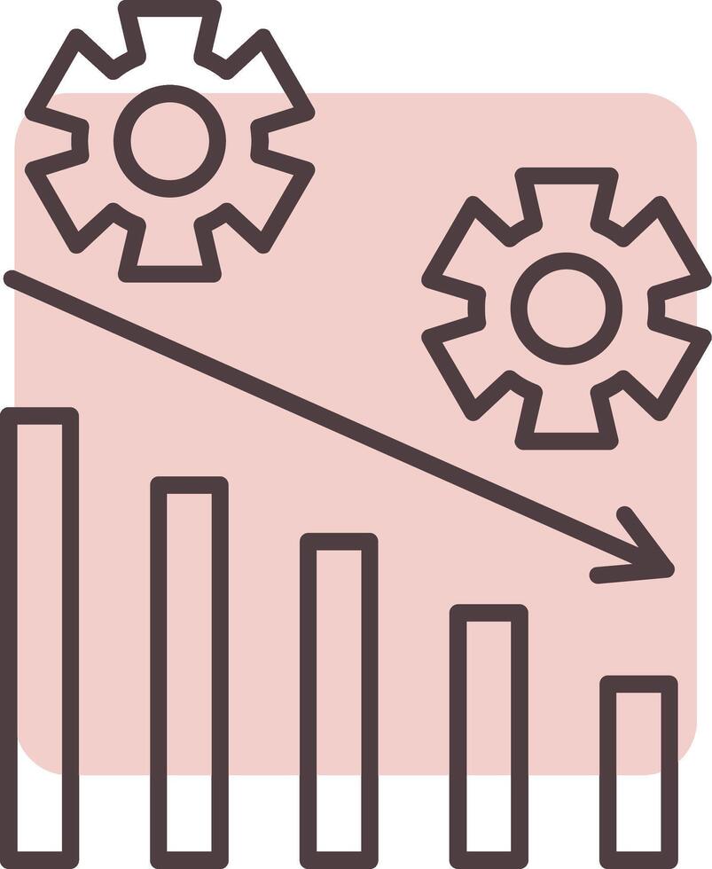 Management Line  Shape Colors Icon vector