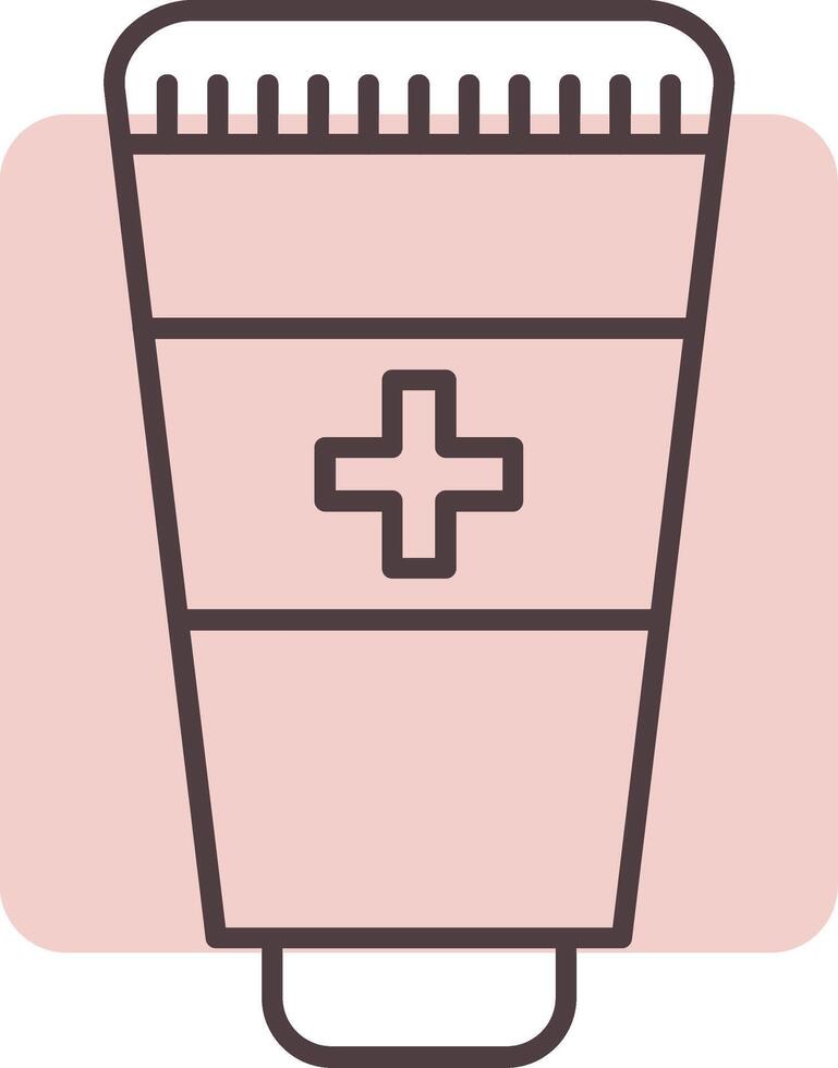 Hand Sanitizer Line  Shape Colors Icon vector