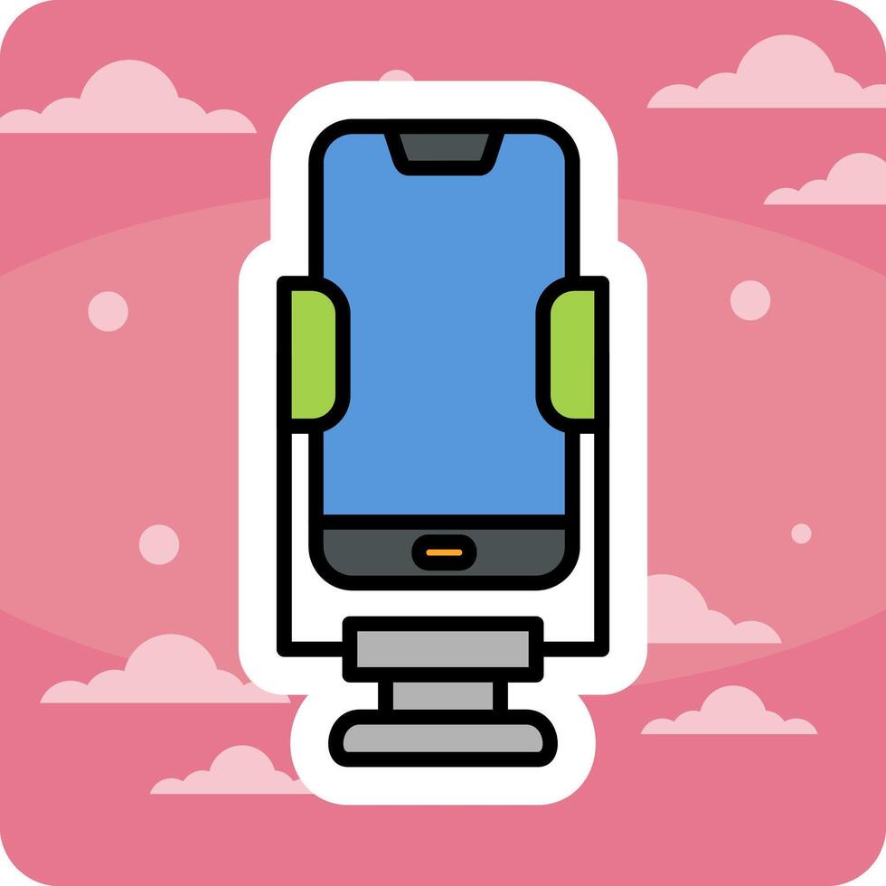 Smartphone Stand Vecto Icon vector