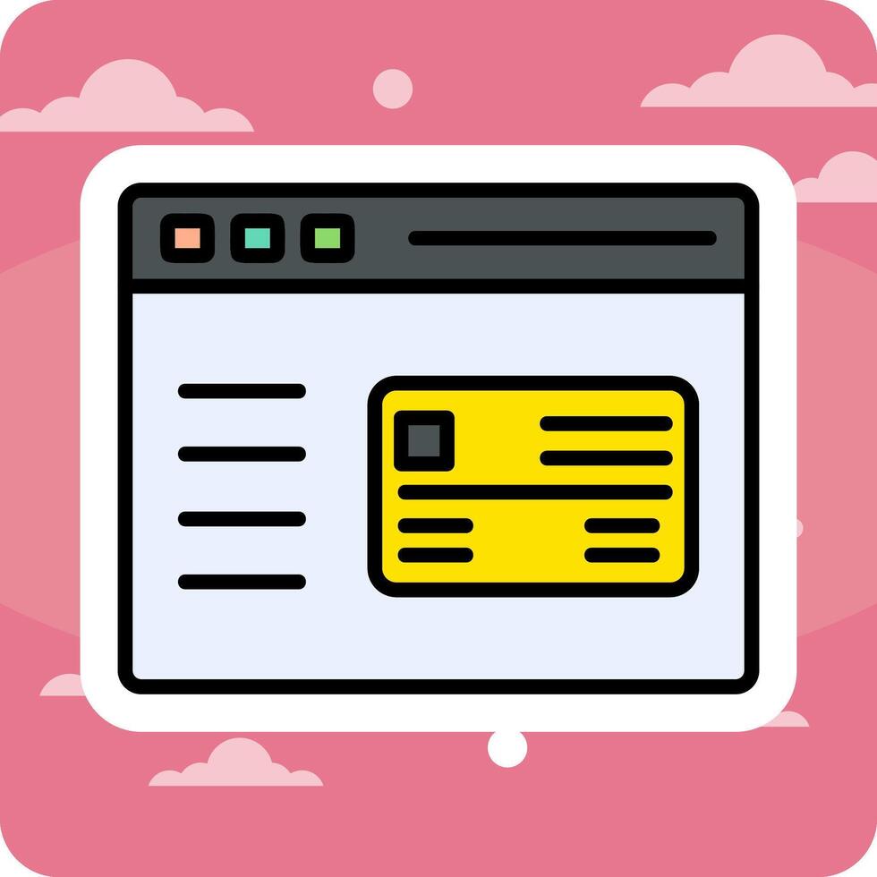 Web Payment Vecto Icon vector