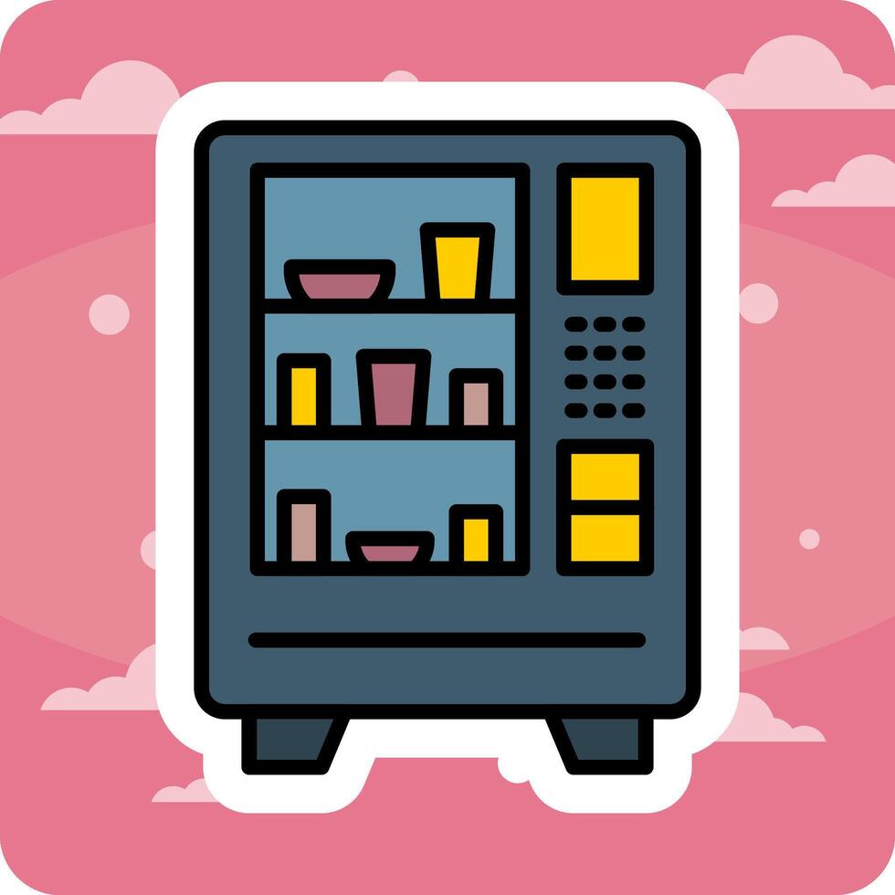 Vending Machine Vecto Icon vector
