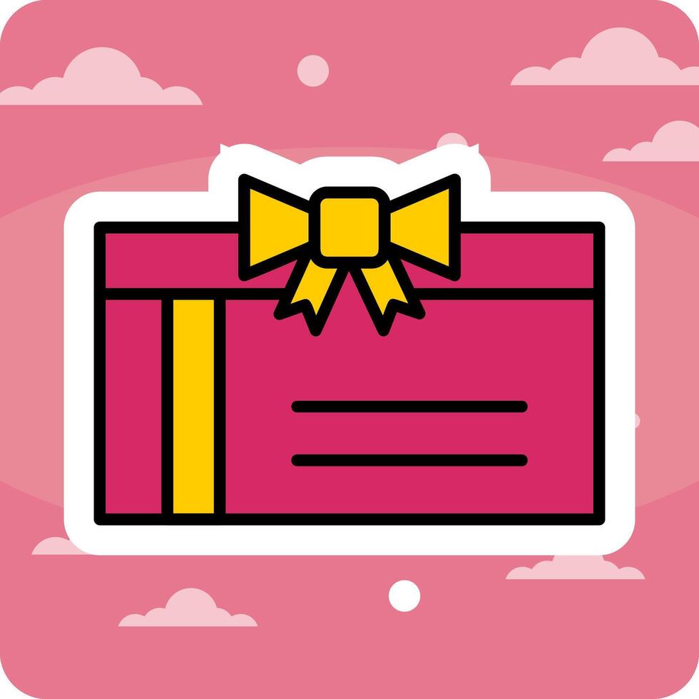 Gift Card Vecto Icon vector