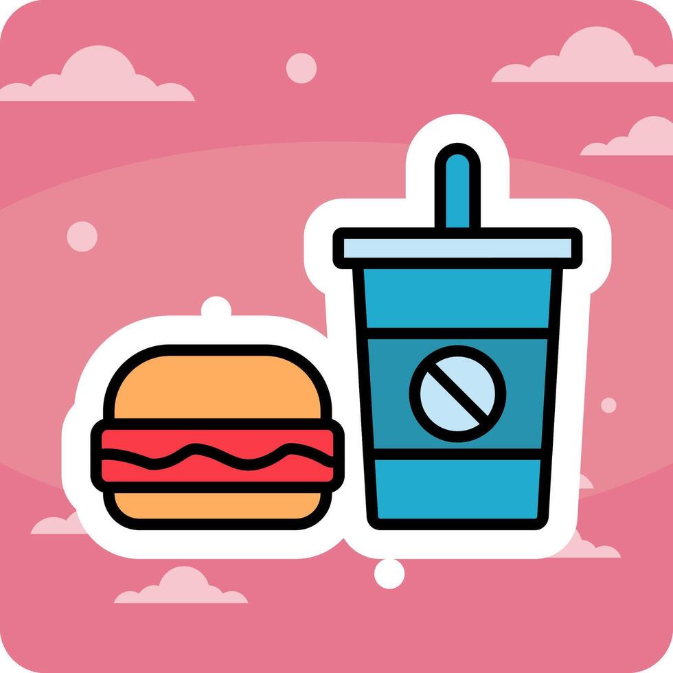 Fast Food Vecto Icon vector