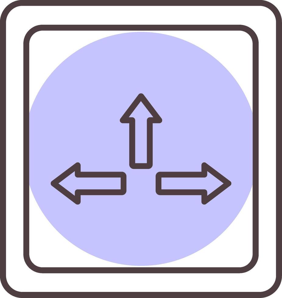 Resize Line  Shape Colors Icon vector