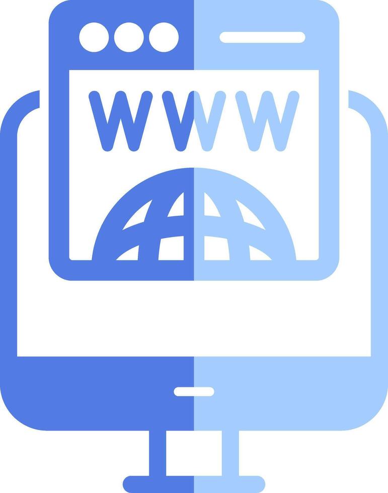 Domain Registration Vecto Icon vector