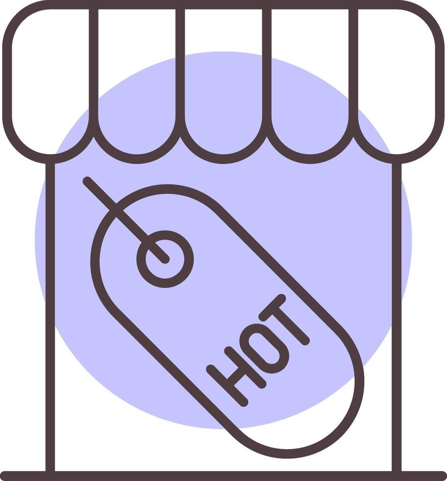 Hot Sale Line  Shape Colors Icon vector