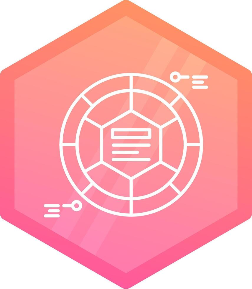 Infographic elements Gradient polygon Icon vector