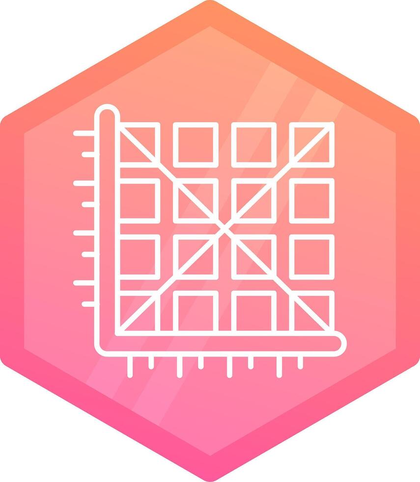 Matrix Gradient polygon Icon 38181517 Vector Art at Vecteezy