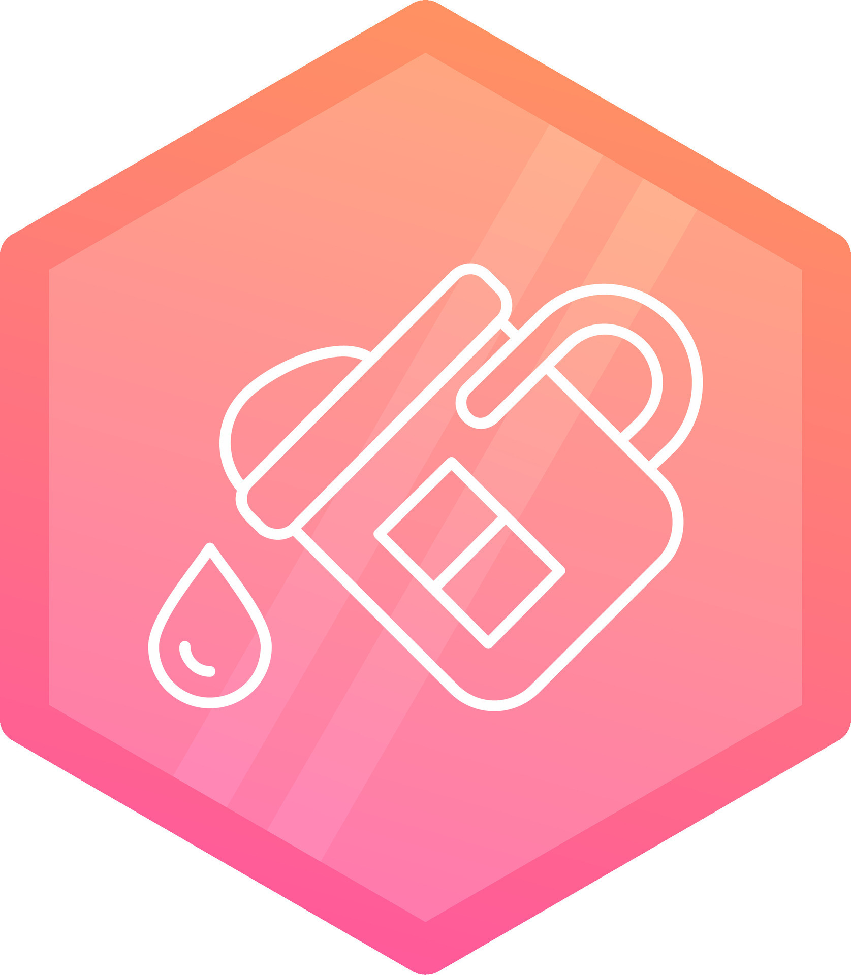 Paint bucket Gradient polygon Icon 38181910 Vector Art at Vecteezy