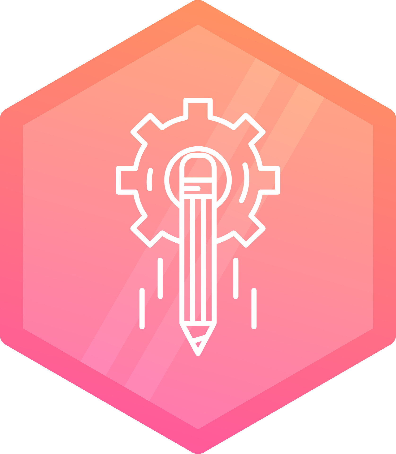Design process Gradient polygon Icon 38181915 Vector Art at Vecteezy